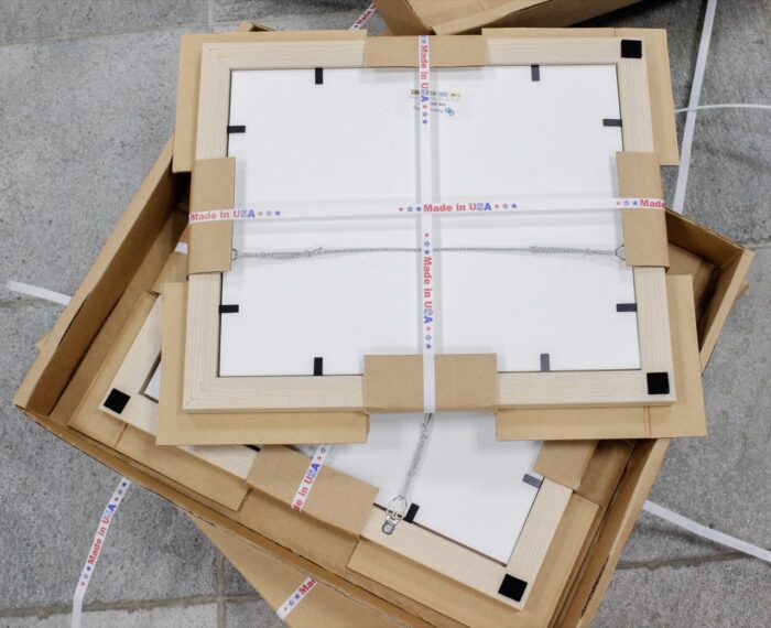 How we can help franchise owners: Packaging of our frames.