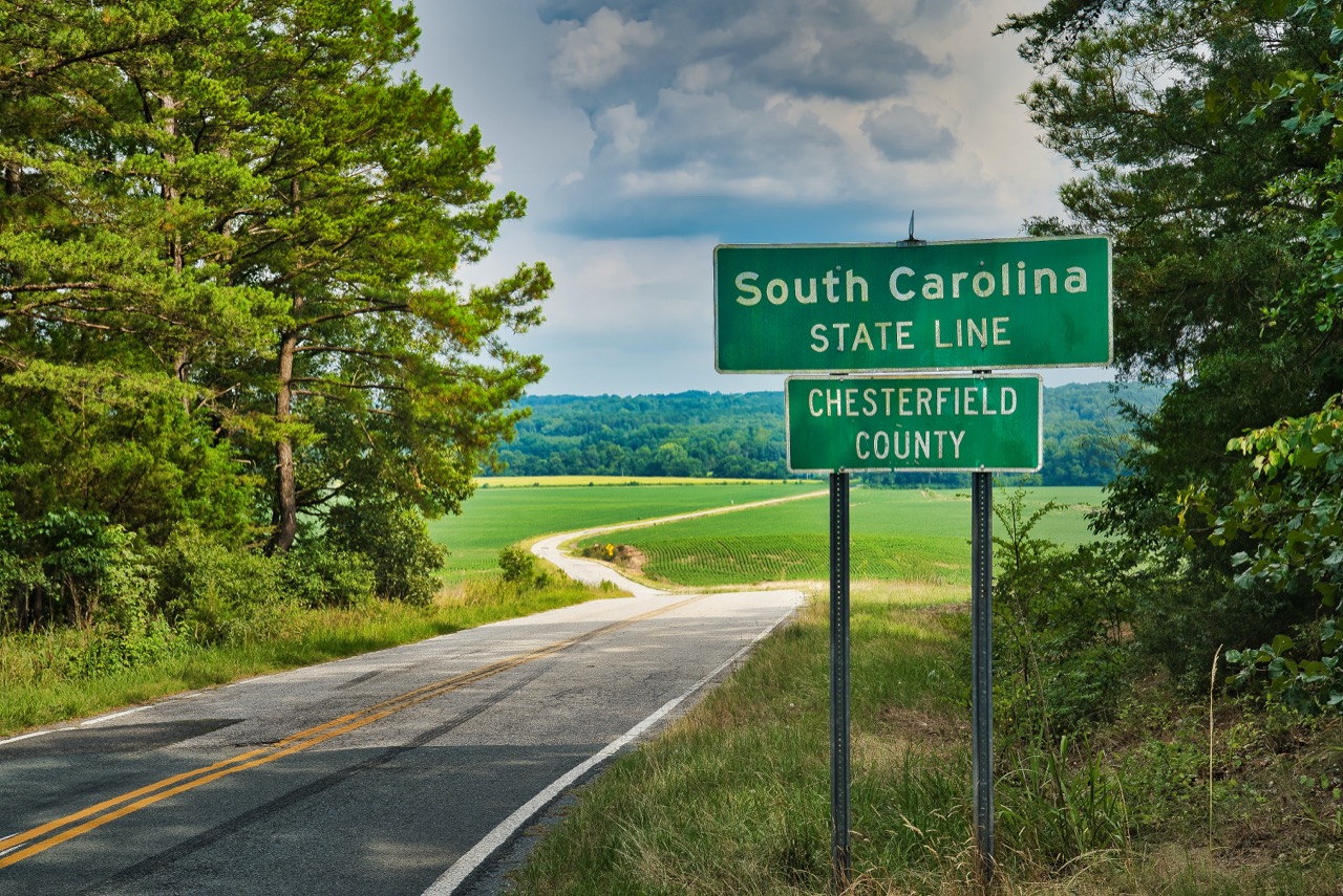 South Carolina state line