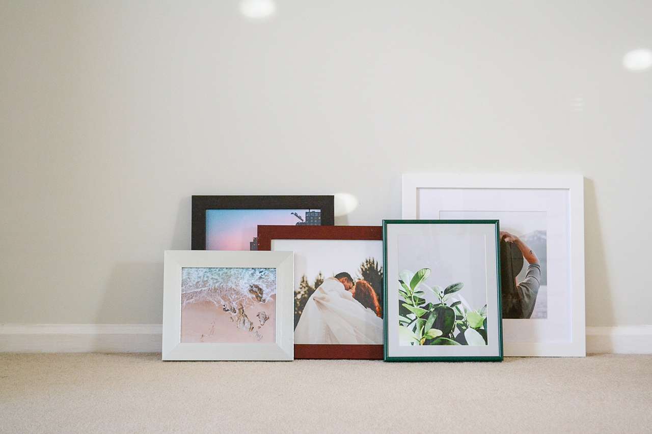 picture frames in a number of styles