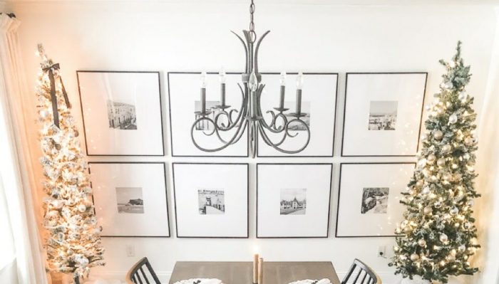 dining room gallery wall 