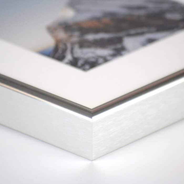 Vinyl Display and Framing - Hanover in Gloss Silver