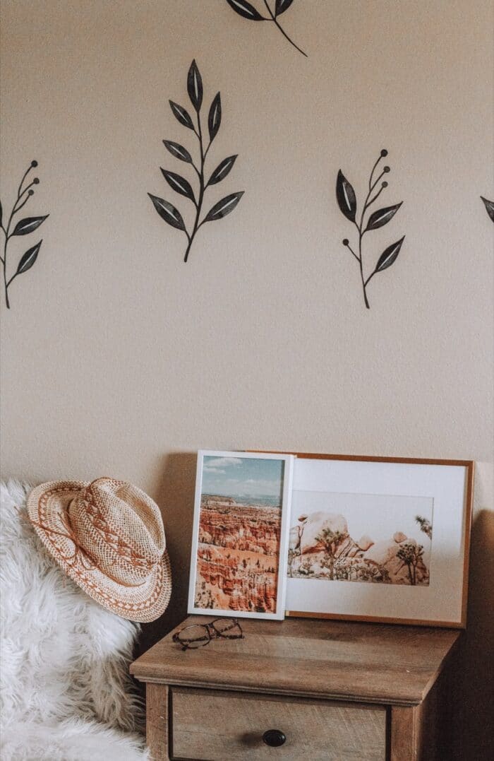 The Ultimate Renter Decor Guide: Damage Free Hanging - leaf wall decals