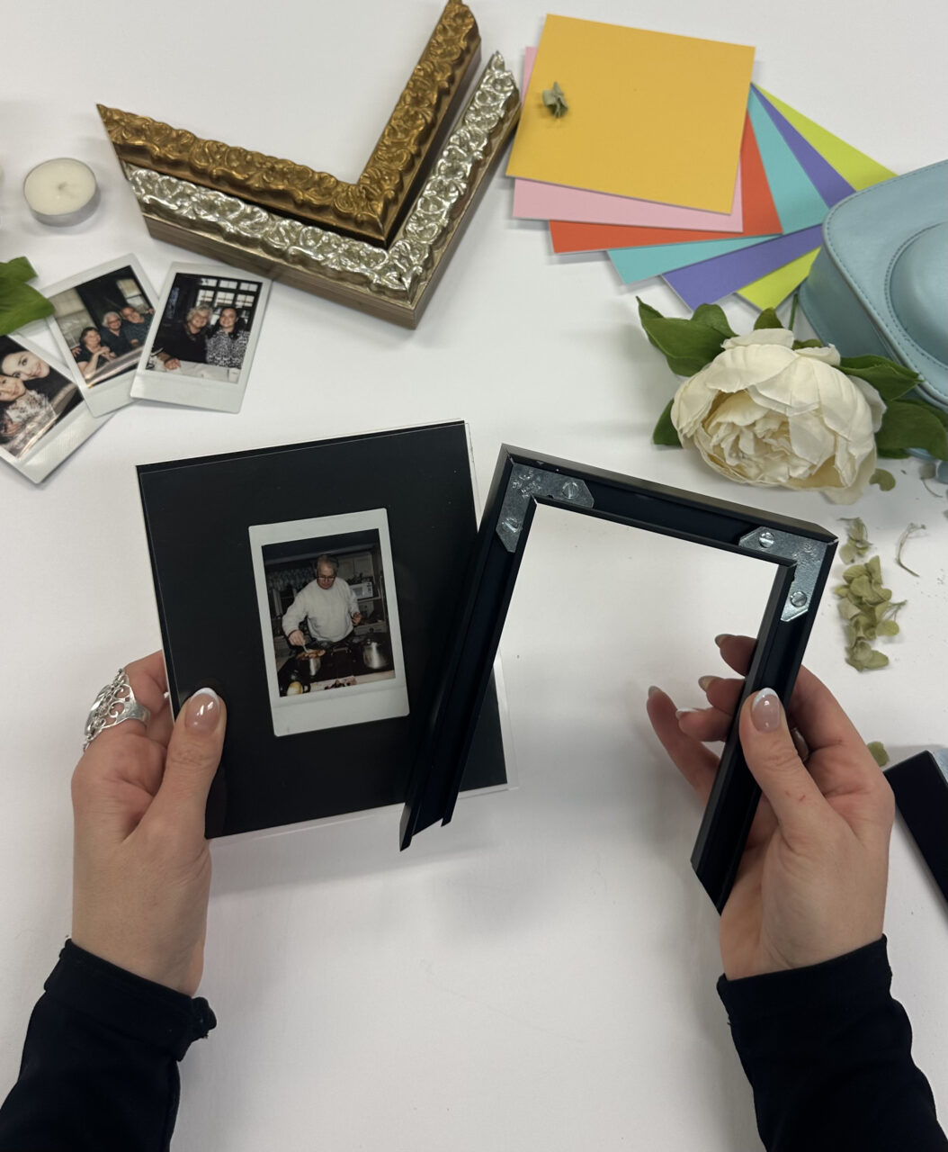 Framing a Polaroid: How to Protect and Display It Properly 5 float mounting a polaroid picture