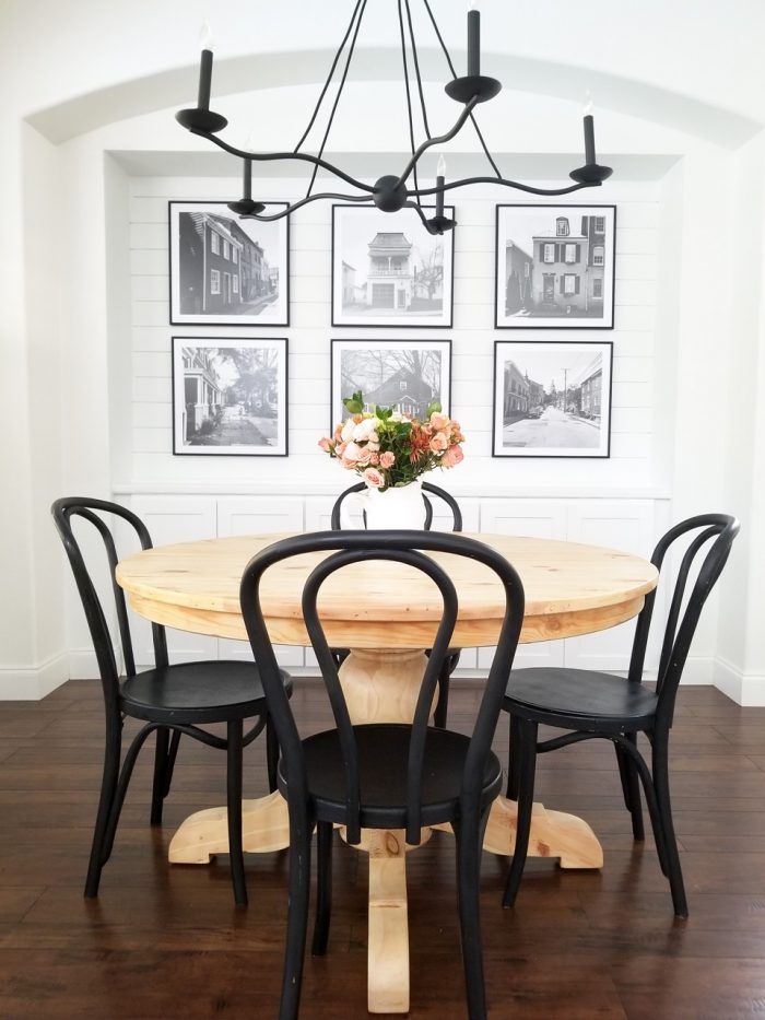 Custom Picture Frames Online: Dining room with framed photos