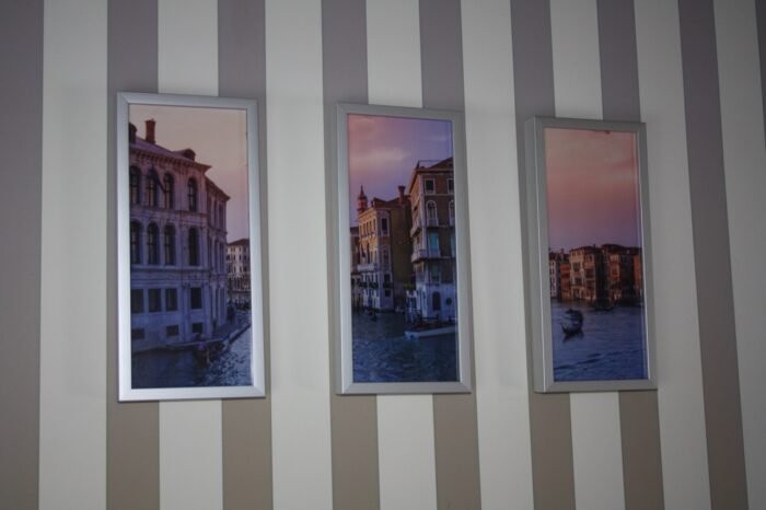 Planning Out a Triptych Display - Venice 