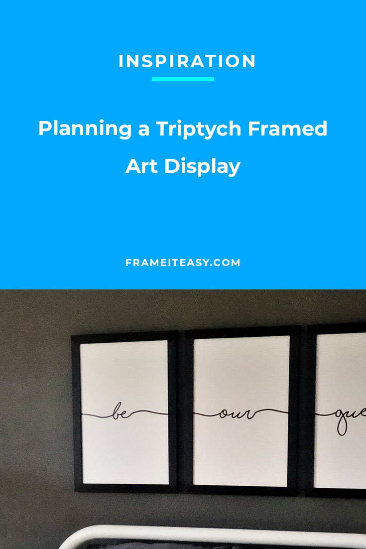 Planning a Triptych Framed Art Display