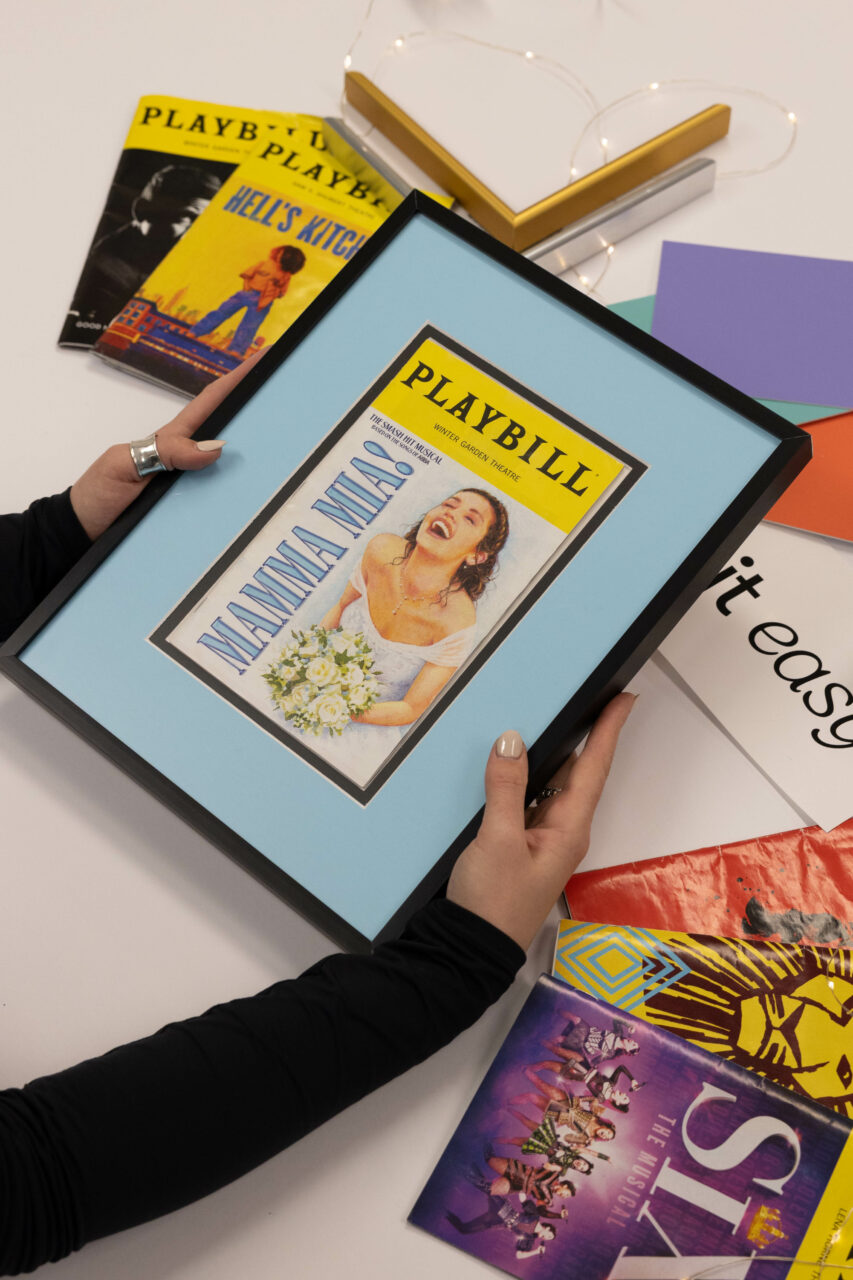 How to Frame a Theater Program: 3 Simple Display Methods 9 how to frame a playbill