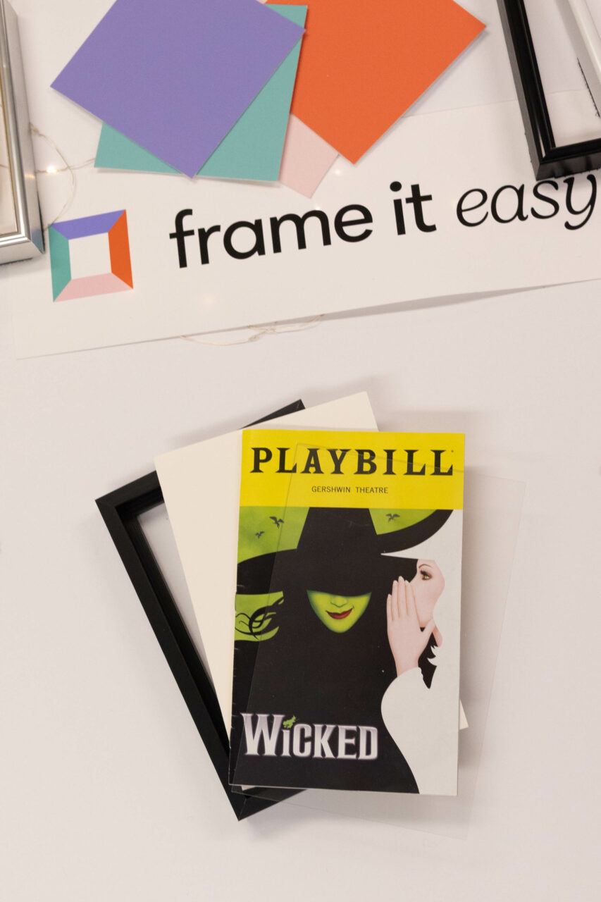 How to Frame a Theater Program: 3 Simple Display Methods 1 how to frame a playbill