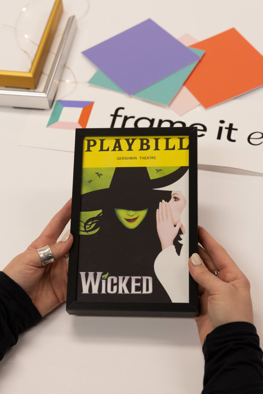 How to Frame a Theater Program: 3 Simple Display Methods 3 how to frame a playbill