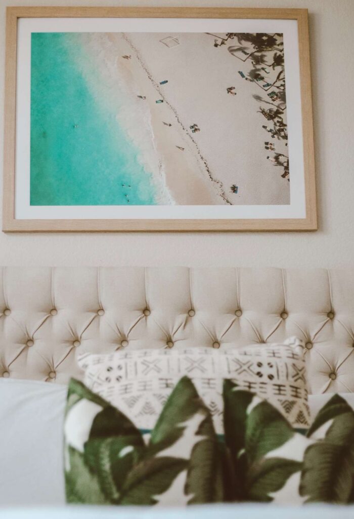 framed beach decor 