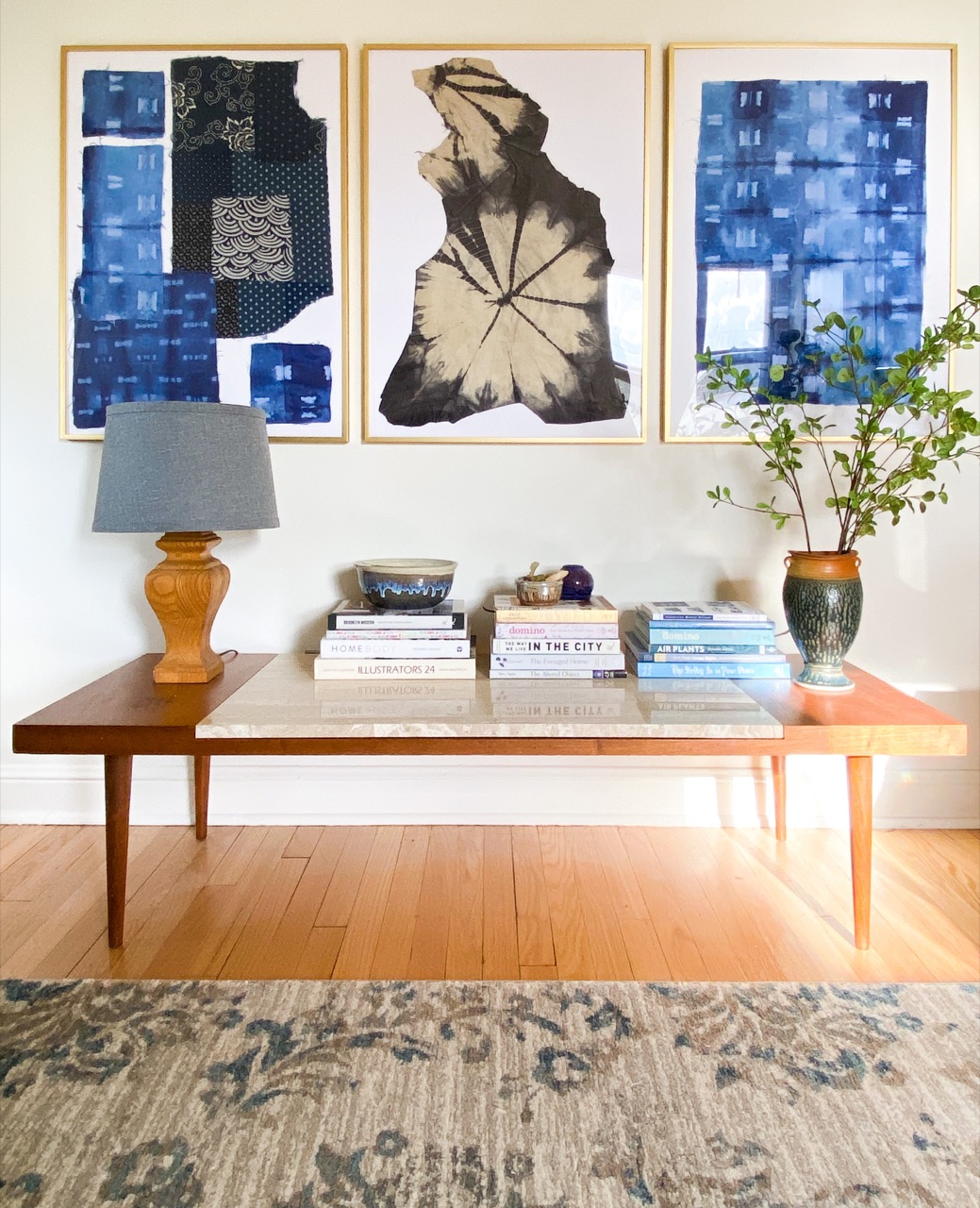 Oscar Bravo Home: Framing Wallpaper To Use As Oversized Art