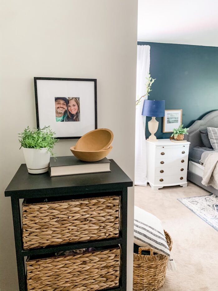 Decorating for Beginners: A couple photo framed and displayed in a bedroom