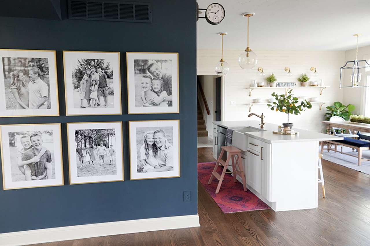 dark walls in kitchen 