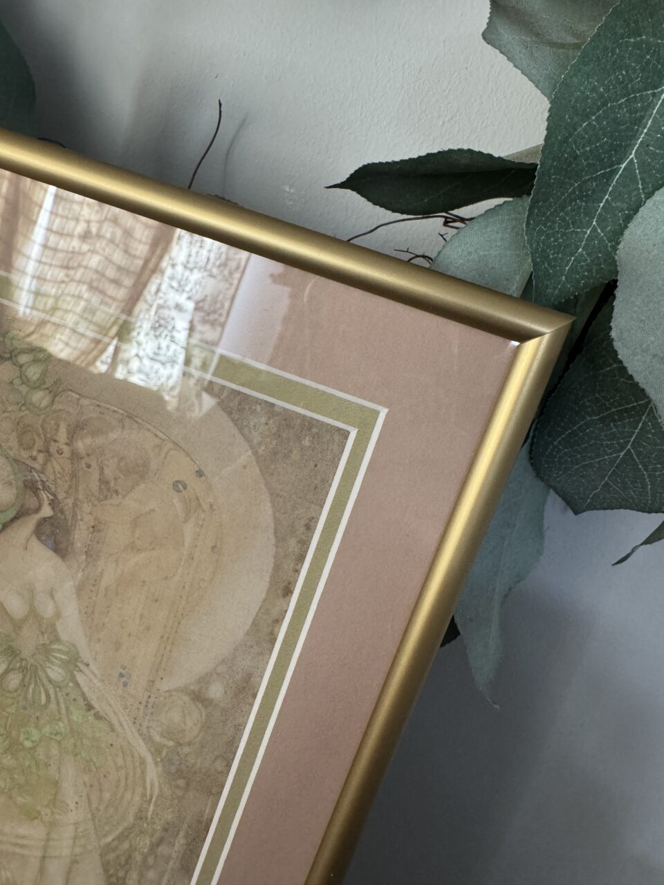 Choosing The Perfect Matboard Color For Your Framing Project 13 double matting in a gold frame