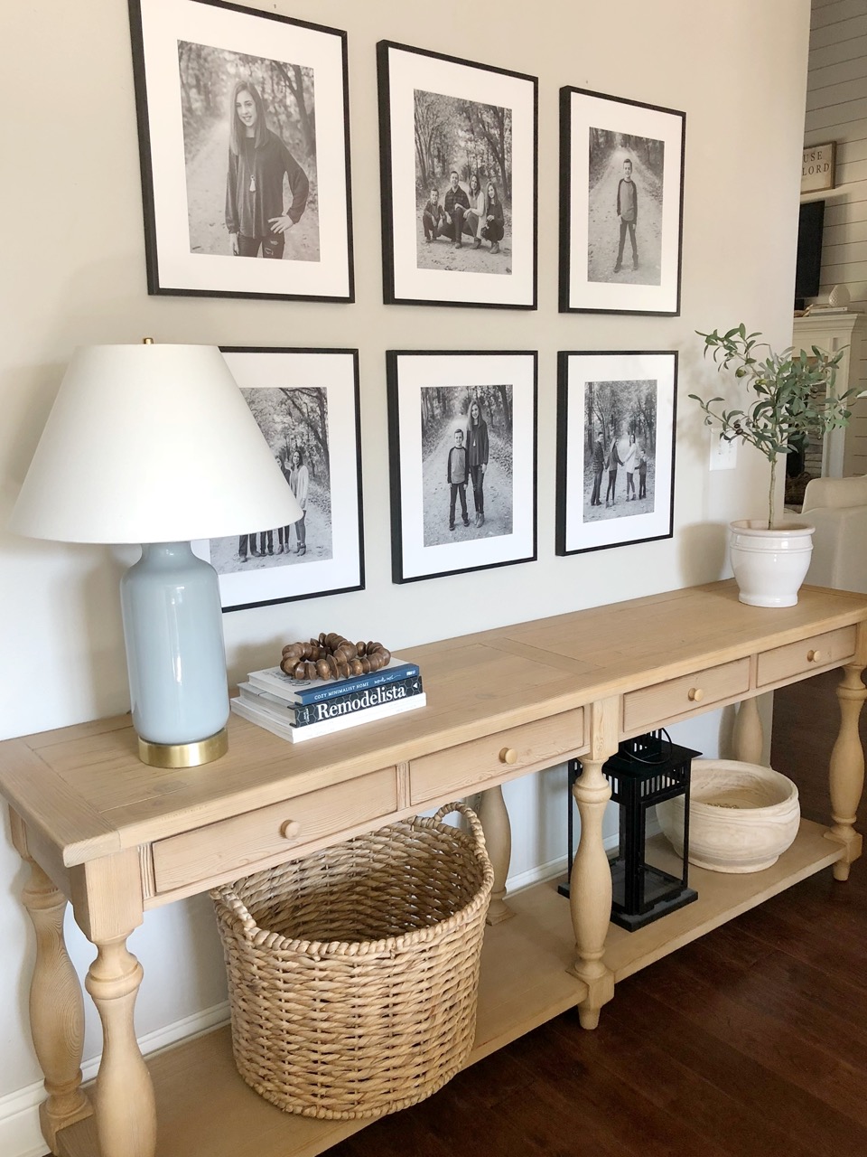 Lighting For Framed Photos: Tips and Tricks 1 gallery wall entry way