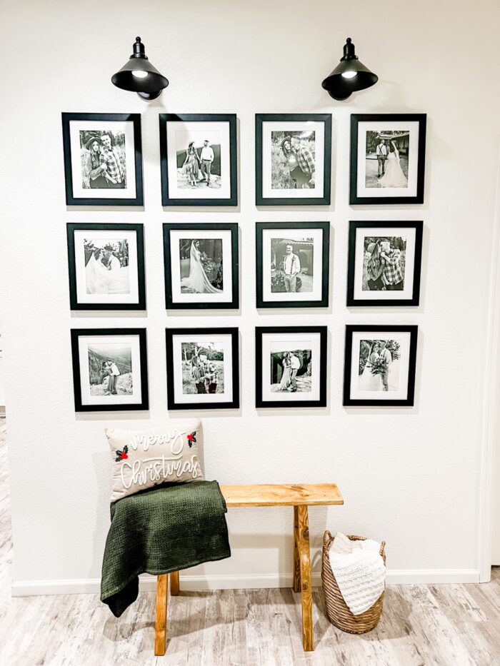 How to Take Professional Headshots: Gallery wall of framed photos