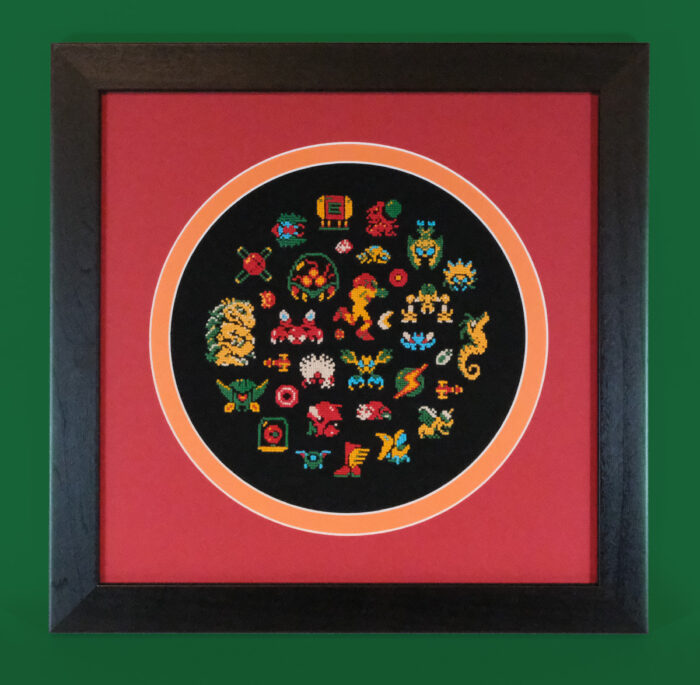 Unique Framing Ideas - Metroid Embroidery