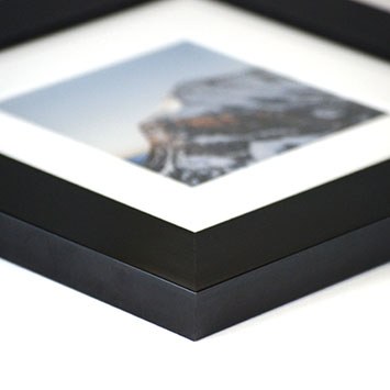 Vinyl Display and Framing - Stafford in Satin Black