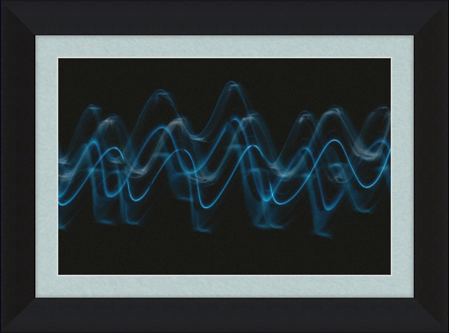 Soundwave Art - Stafford Frame in Satin Black