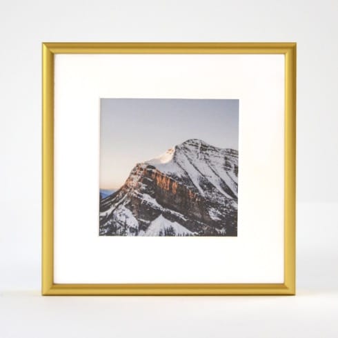 Hanover Frame in Satin Gold