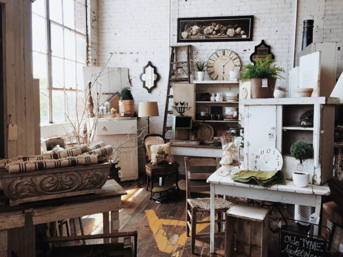 Vintage and rustic elements are combined for a cottagecore style aesthetic.