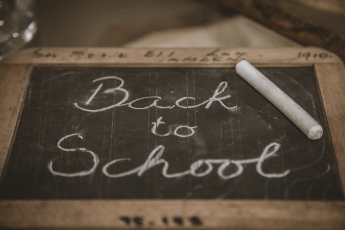 The 2022 Ultimate Back to School Guide - grab a chalkboard for a quick & easy back-to-school pic! 