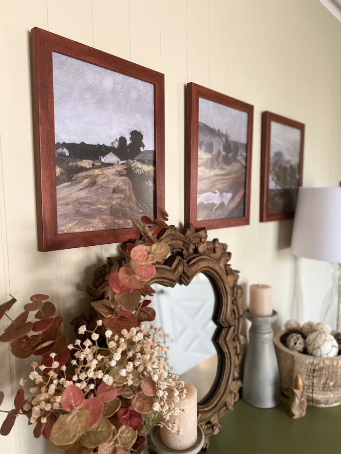 The Complete DIY Wall Repair Guide: shiplap wood wall with Derby frames