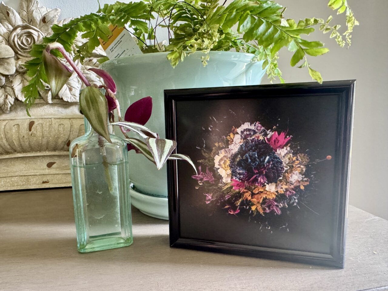 Damage Free Hanging: The Ultimate Renter Decor Guide 5 small picture frame with plants