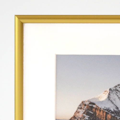 Our Hanover frame in Satin Gold.