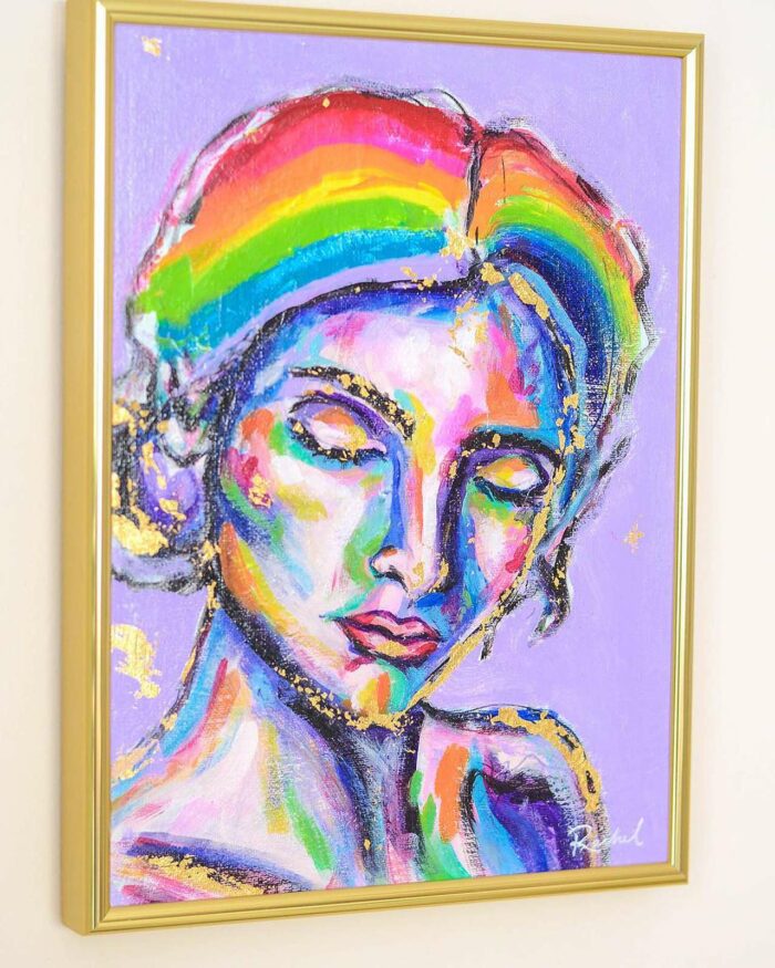 Colorful picture frame: A colorful piece of art 