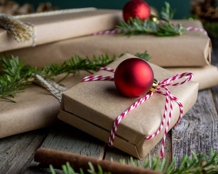 Corporate Holiday Gifts: Wrapped presents