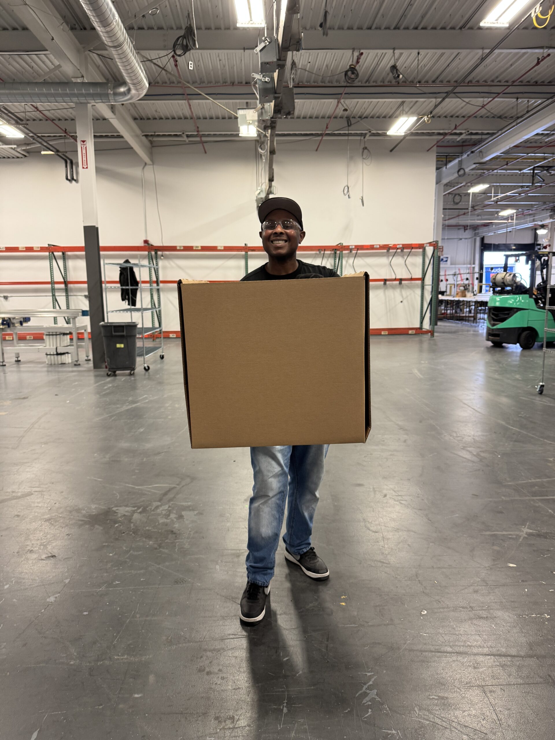 Kevin on the box machine!