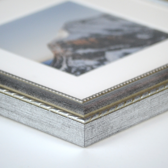 How To Easily Find & Frame Paint By Number Art - Our Granby frame in Silver.