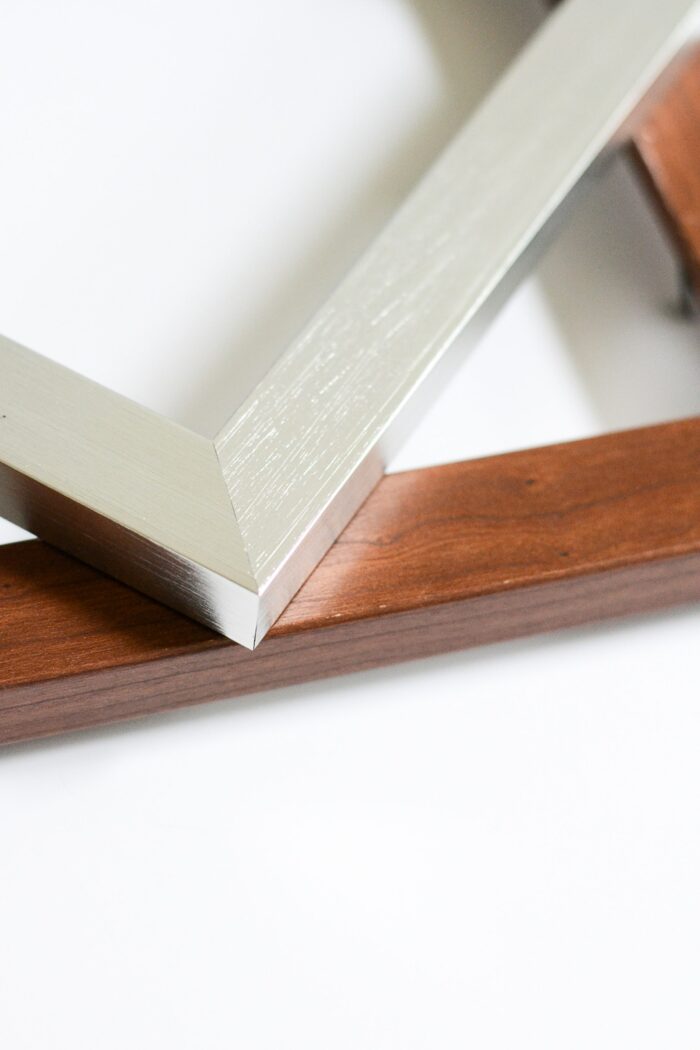 Anatomy Of A Picture Frame: Different shades and paint colors on wood frames