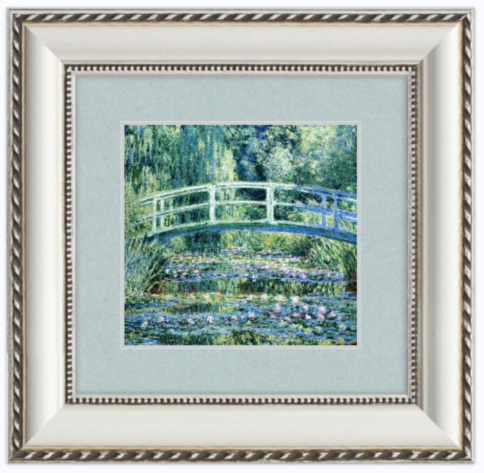 Frame The Masters: Fine Art Framing For Classic Artwork: Monet painting in our Granby frame