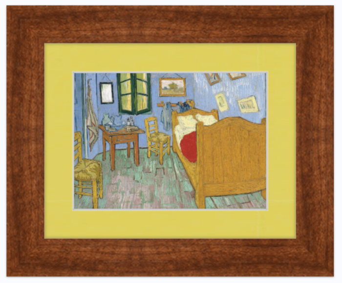Van Gogh painting in our Derby frame
