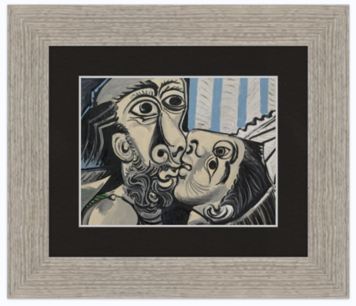 Frame The Masters: Fine Art Framing For Classic Artwork: A Picasso painting in our Derby frame