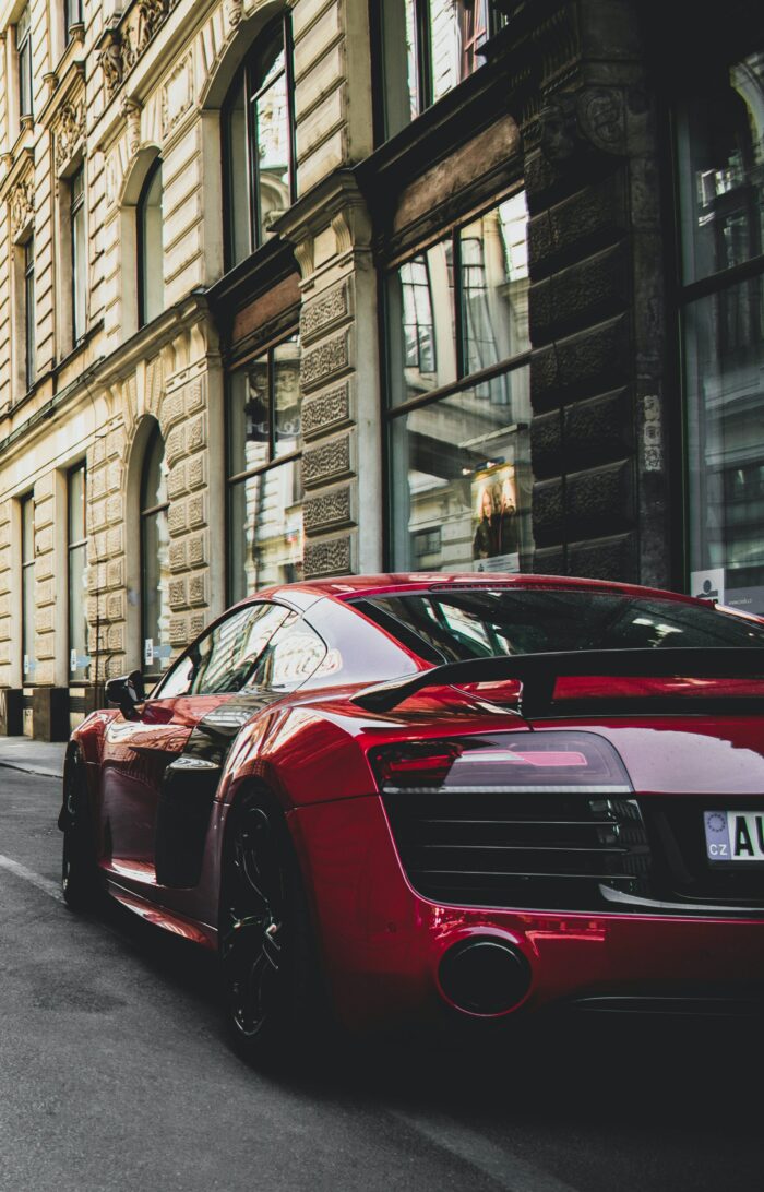 Car Photography 101: Red sports car in the city 