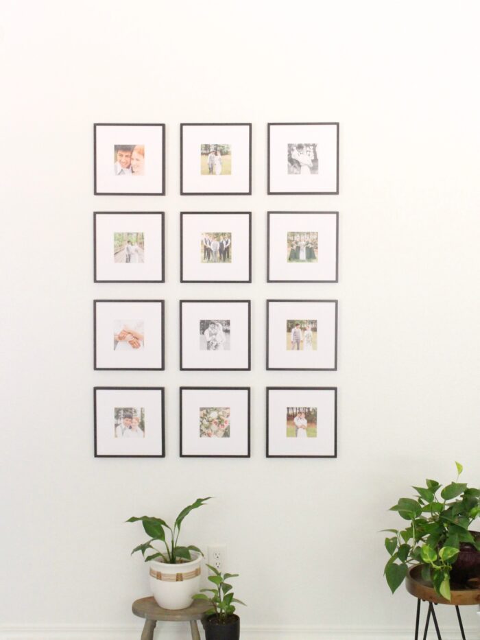 Picture Frame Arrangements: A cluster grid display 