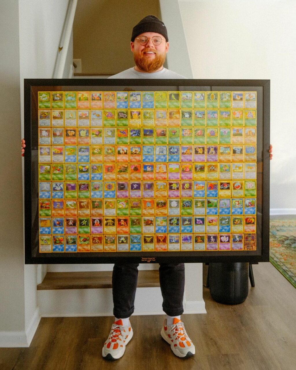 Collection & Award Framing: Trading Cards, Pins, Vynils, & More 21 framed pokemon card collection