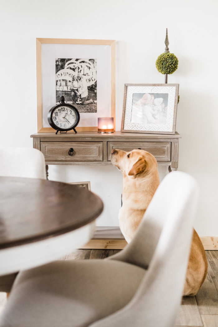 Framing Materials Matter: A table top display