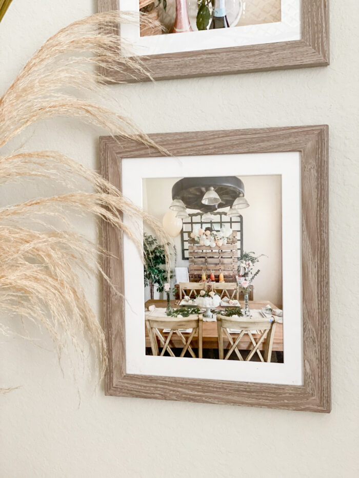 The Ultimate Wedding Photography & Display Guide: A close up of a Derby frame in Rustic Gray