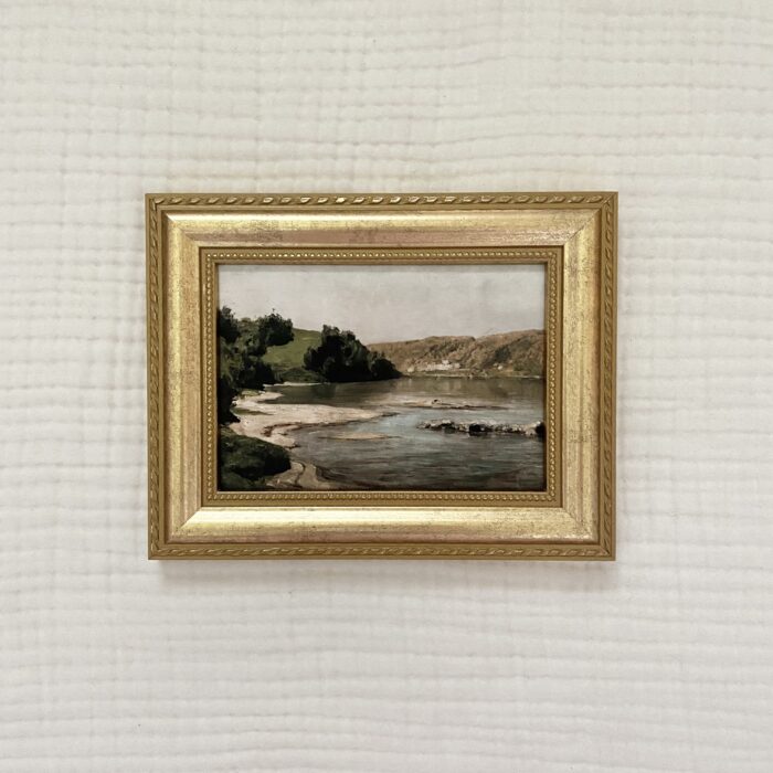 Nature Photography: A framed image a a lake shore