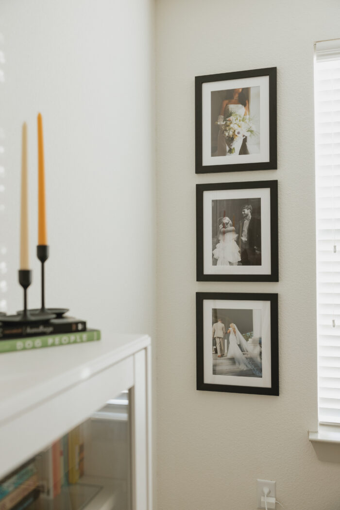 The Ultimate Wedding Photography & Display Guide: Dayton frames in black.