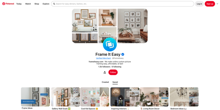 Save Money on Custom Framing: Frame It Easy' Pinterest