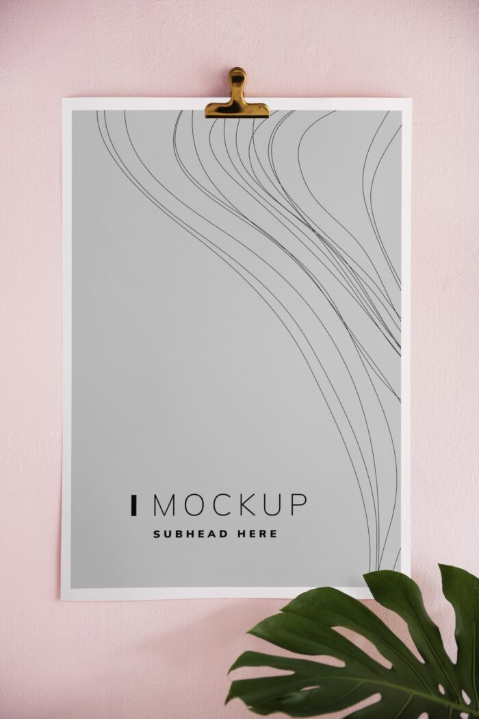 A poster mockup 