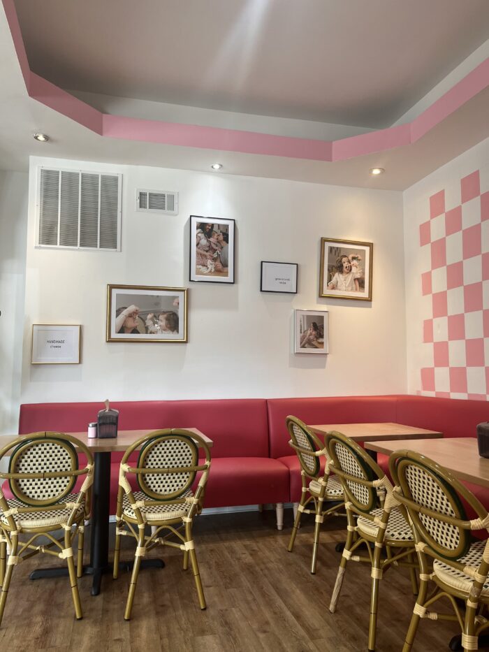 Corporate Branding: Framed art in a cafe