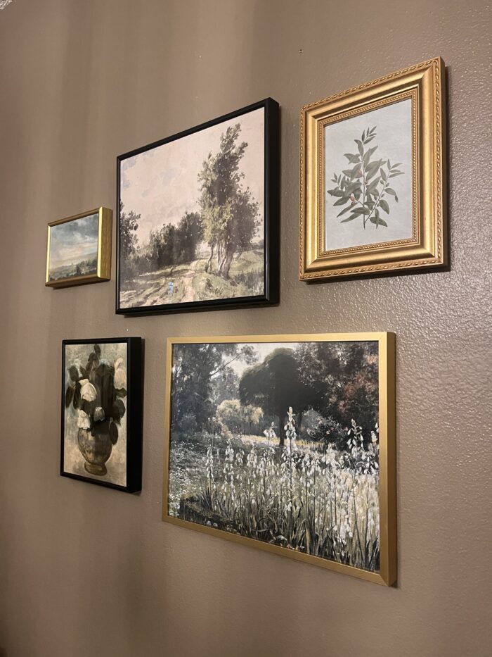 Protect Your Artwork: art prints framed in black and gold