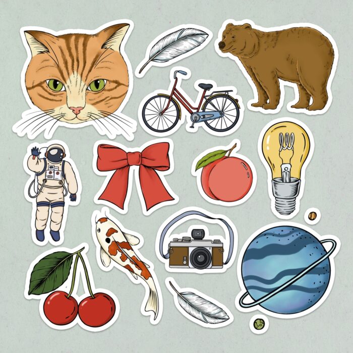 Sticker Art: Creative Ways To Showcase Your Favorite Stickers - Colorful mix of stickers 