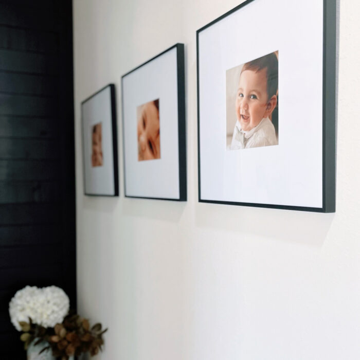 The Perfect Baby Picture Frames: close up images of baby framed